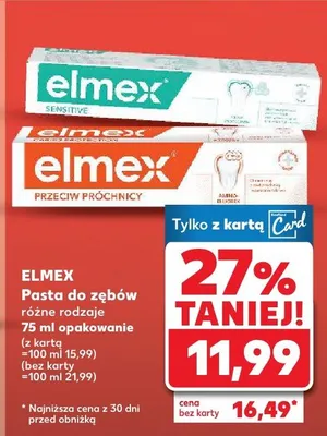 Pasta do zębów różne rodzaje promocja w Kaufland