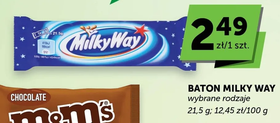Baton Milky Way promocja w Groszek