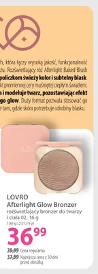 Rozświetlający bronzer do twarzy i ciała 02 Afterlight Glow Bronzer Lovro promocja w Hebe