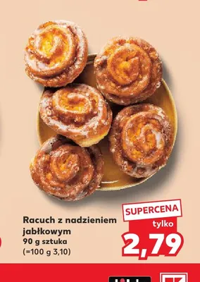 Racuch z nadzieniem jabłkowym promocja w Kaufland
