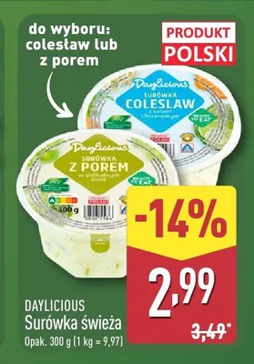 Surówka świeża z porem Daylicious promocja w Aldi
