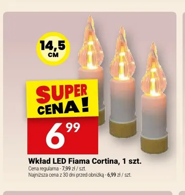 Wkład LED Fiama Cortina 14,5 cm promocja w Twój Market