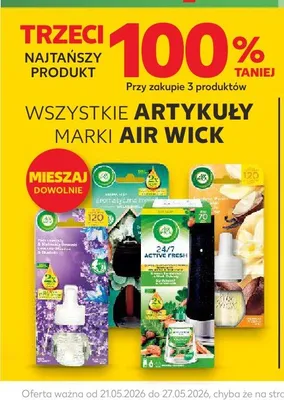 Odświeżacz powietrza Air Wick promocja w Kaufland