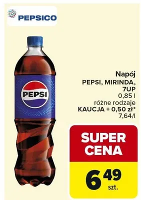 Napój Pepsi promocja w Carrefour