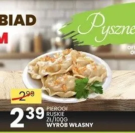 Pierogi ruskie Wyrób Własny promocja w Wafelek