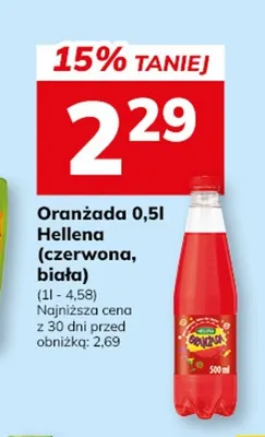 Oranżada Hellena biała promocja w Hitpol