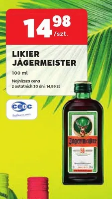 Likier Jägermeister promocja w Stokrotka