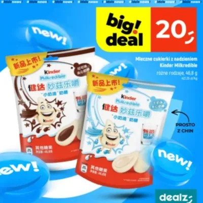 Mleczna cukierki z nadzieniem różne rodzaje promocja w Dealz
