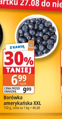 Borówka amerykańska XXL promocja w Leclerc
