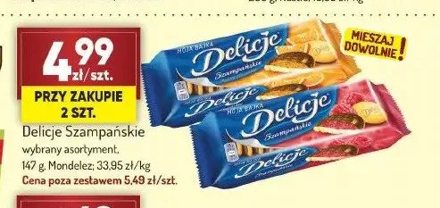 Ciastka Delicje Szampańskie promocja w Avita