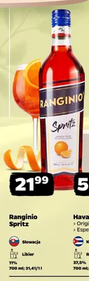 Likier Ranginio Spritz promocja w Netto