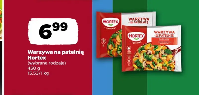Warzywa na patelnię Hortex promocja w Netto