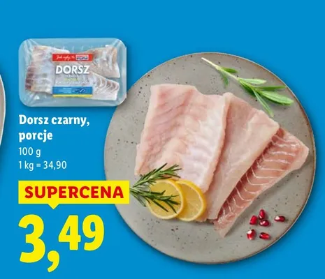 Dorsz czarny, porcje promocja w Lidl