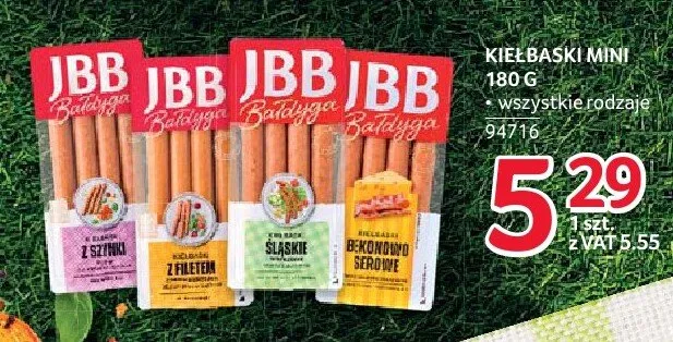 Kiełbaski mini z filetem JBB Bałdyga promocja w Selgros