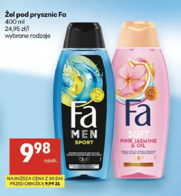 Żel pod prysznic Fa promocja w Delikatesy Centrum