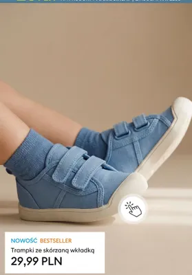 Trampki ze skórzaną wkładką Sinsay promocja w Sinsay