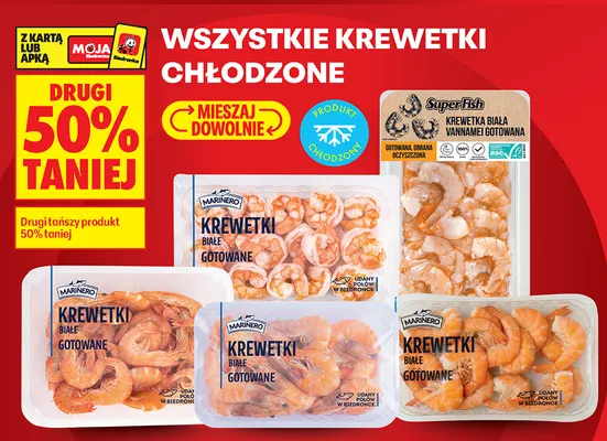 Krewetki chłodzone promocja w Biedronka