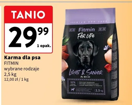 Karma dla psa Light & Senior promocja w Intermarche