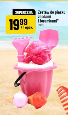 Zestaw do piasku z lodami i foremkami promocja w POLOmarket