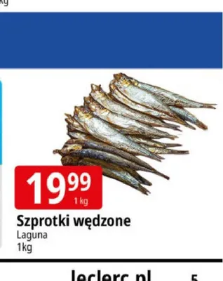 Szprotki wędzone Laguna promocja w Leclerc