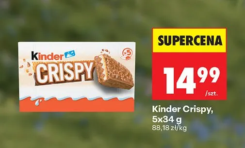 Baton Kinder Crispy promocja w Biedronka
