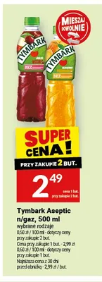 Tymbark Aseptic n/gaz promocja w Twój Market