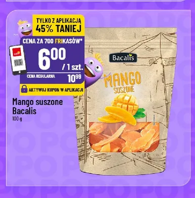 Mango suszone Bacalis promocja w POLOmarket
