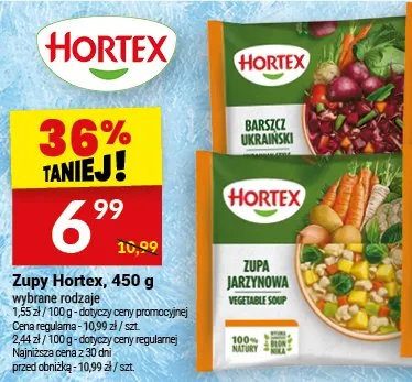 Zupy różne rodzaje barszcz ukraiński, zupa jarzynowa, zupa kalafiorowa, zupa krem promocja w Twój Market