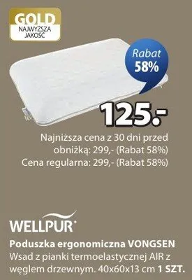 Poduszka ergonomiczna VONGSEN promocja w Jysk