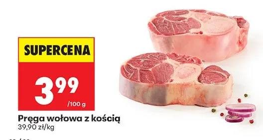 Pręga wołowa z kością promocja w Biedronka