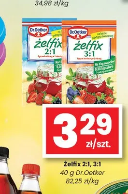 Żelfix 2:1 Dr. Oetker promocja w emma MARKET