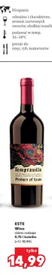 Wino czerwone Este Tempranillo promocja w Kaufland