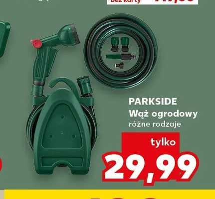 Wąż ogrodowy Parkside promocja w Kaufland