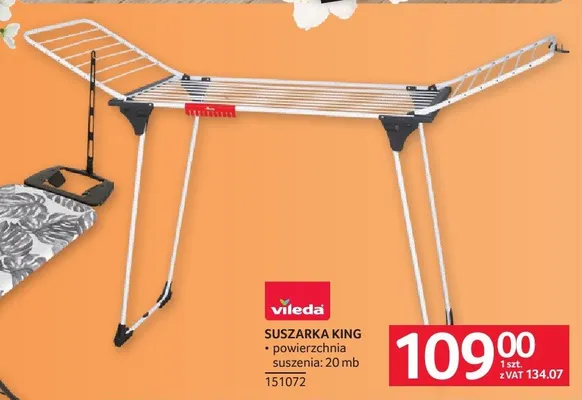 Suszarka King VILEDA promocja w Selgros