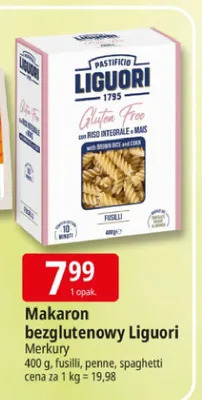Makaron bezglutenowy Liguori fusilli promocja w Leclerc