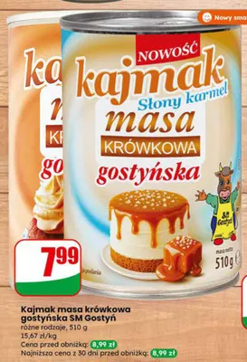 Masa krówkowa gostyńska promocja w Dino