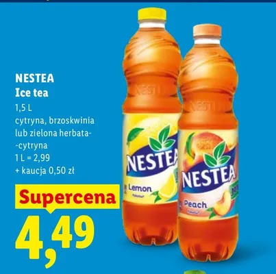 Napój Ice tea cytryna promocja w Lidl