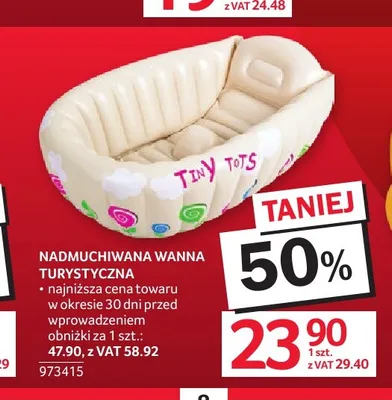Nadmuchiwana wanna turystyczna promocja w Selgros