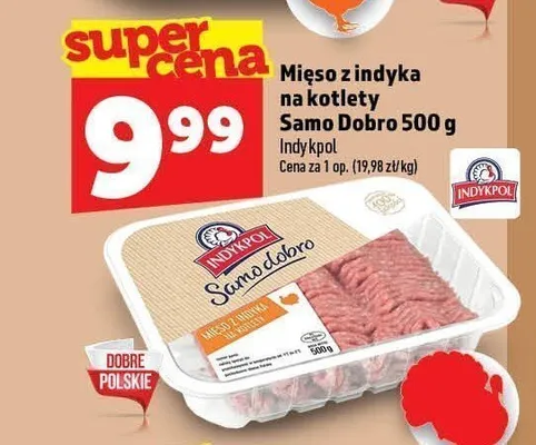 Mięso z indyka na kotlety Samo Dobro Indykpol promocja w TOPAZ