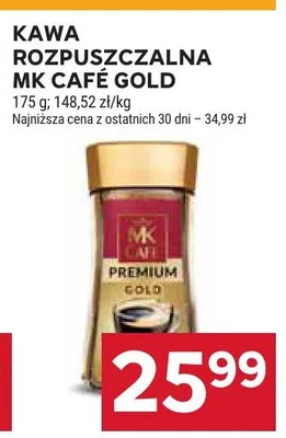 Kawa rozpuszczalna MK Café Gold promocja w Stokrotka