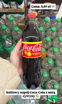 Napój gazowany Coca-Cola Lemon promocja w Biedronka