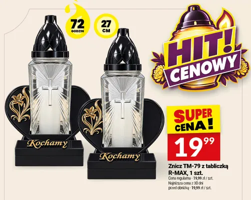 Znicz TM-79 z tabliczką R-MAX promocja w Twój Market