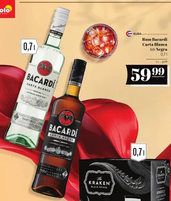 Rum Bacardi promocja w POLOmarket