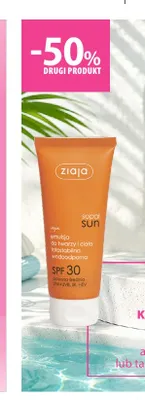 Emulsja do twarzy i ciała Ziaja Sopot Sun SPF 30 promocja w Hebe