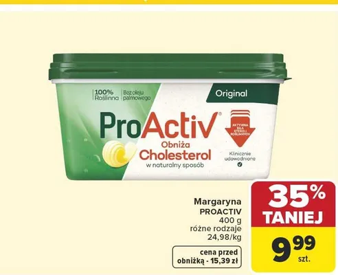 Margaryna ProActiv Original promocja w Carrefour Market