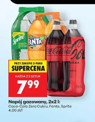 Napój gazowany Fanta 2-pak promocja w Biedronka