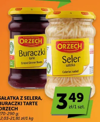 Sałatka z selera Orzech promocja w Groszek