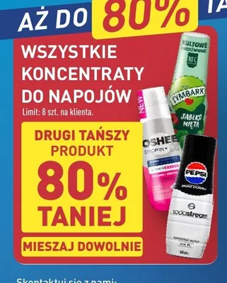 Koncentrat do napojów Tymbark Jabłko Mięta promocja w Aldi