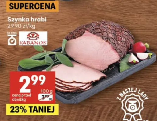 Szynka hrabi Kabanos promocja w Delikatesy Centrum