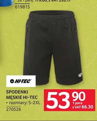 Spodenki męskie Hi-Tec promocja w Selgros